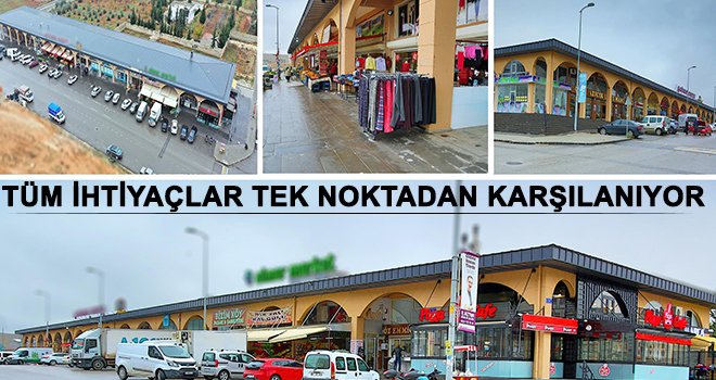 Fıstıklık mahallesi'ndeki ticaret merkezi ilgi odağı oldu