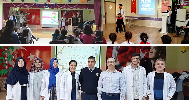 GAÜN’den çocuklara trafik eğitimi