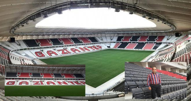 Gaziantep Arena Stadı'nda son rötuşlar yapılıyor