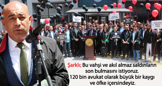 Gaziantep Barosu'ndan avukat cinayetine büyük tepki
