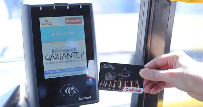 Gaziantep kart sisteminde Türkiye'de bir ilk...