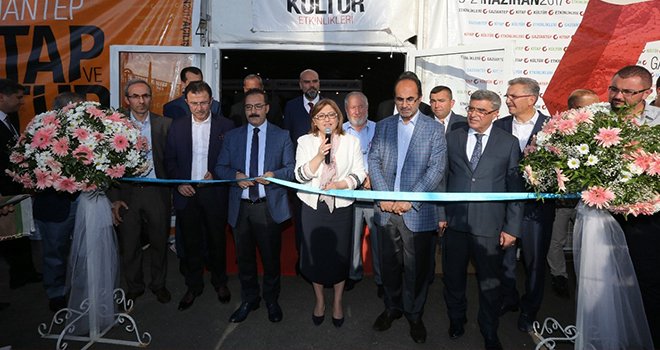 “Gaziantep Kitap ve Kültür Etkinlikleri” fuarı açıldı