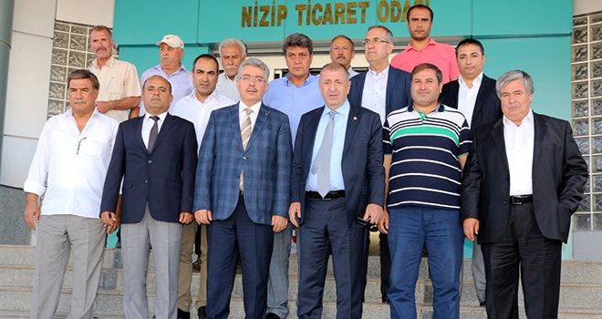 Gaziantep Milletvekili Ümit Özdağ’dan Nizip Ticaret Odası’na Ziyaret