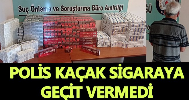 Gaziantep polisi kaçak sigaraya geçit vermedi