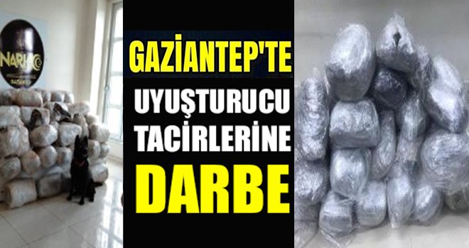 Gaziantep polisinden tarihi uyuşturucu operasyonu: 39 gözaltı