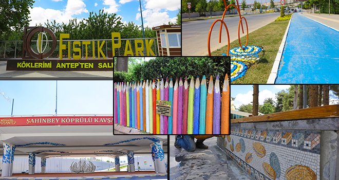 Gaziantep'e estetik kazandırıyorlar