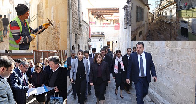 Gaziantep'in Tarihi sokakları aslına uygun yenileniyor