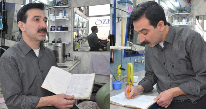 Gaziantepli Berber 500 Kişinin Kan Grubunu Kaydetti