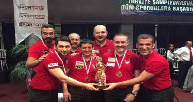 Gaziantepspor Bilardo Avrupa Şampiyonu