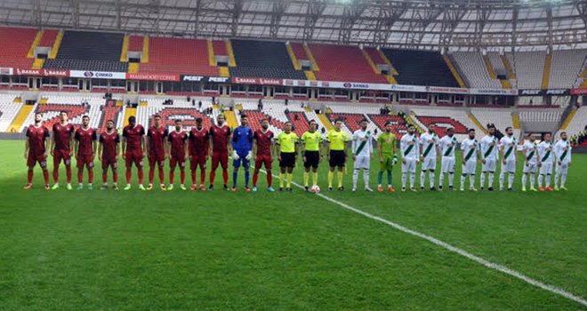 Gaziantepspor sadece 1 kez sevindi