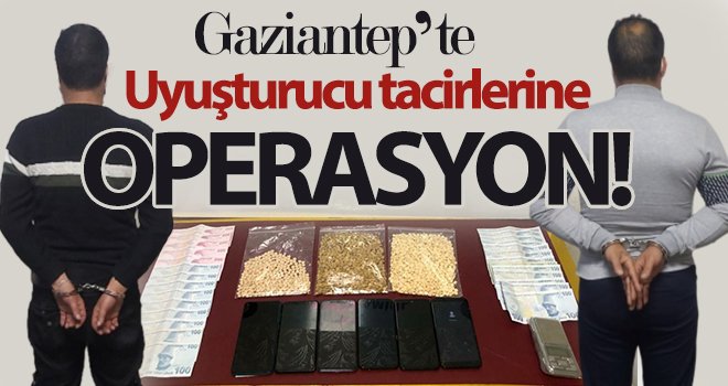 Gaziantep'te 2 bin 303 captagon hap ele geçirildi