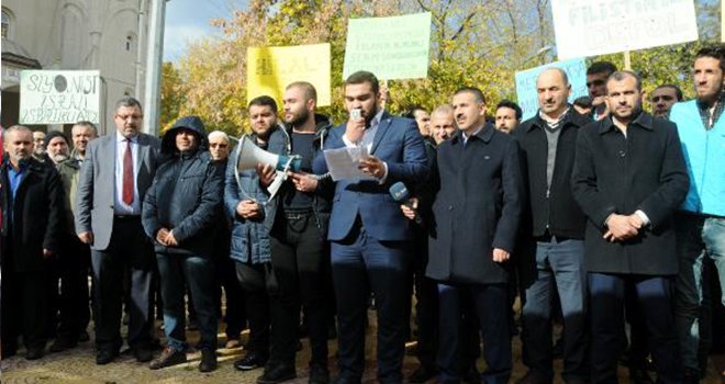 Gaziantep'te 33 STK'dan 'Kudüs' protestosu