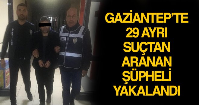 Gaziantep'te 49 yıl hapis cezasıyla aranıyordu, yakalandı