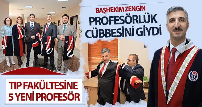 Gaziantep’te başarılı başhekime 'Profesörlük' ünvanı