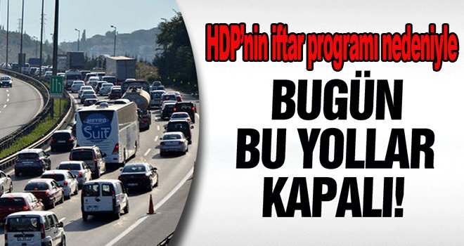 Gaziantep'te bazı yollar bugün trafiğe kapatılacak