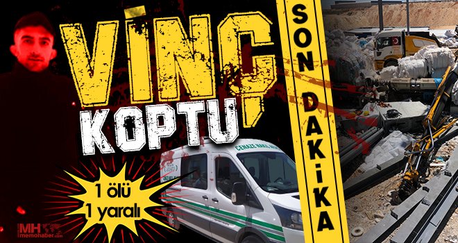 Gaziantep'te feci kaza! Vinçten kopan çelik profil işçilerin üzerine düştü