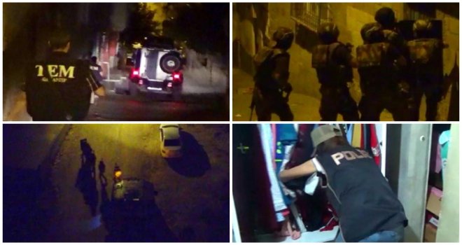 Gaziantep'te hava destekli terör operasyonu: 7 gözaltı