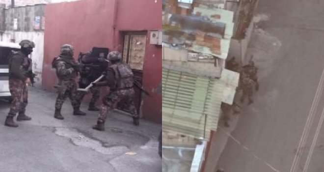 Gaziantep'te hava destekli terör operasyonu: 9 gözaltı