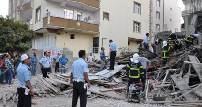 Gaziantep'te İnşaatta Göçük: 2 Yaralı