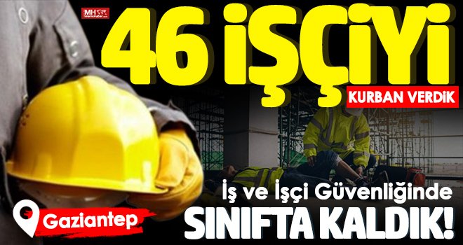 Gaziantep'te iş kazaları gündemden düşmüyor...