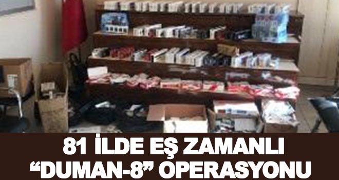 Gaziantep'te kaçak sigara satıcılarına yönelik operasyon!