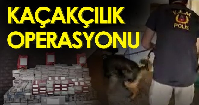Gaziantep'te kaçakçılık operasyonu