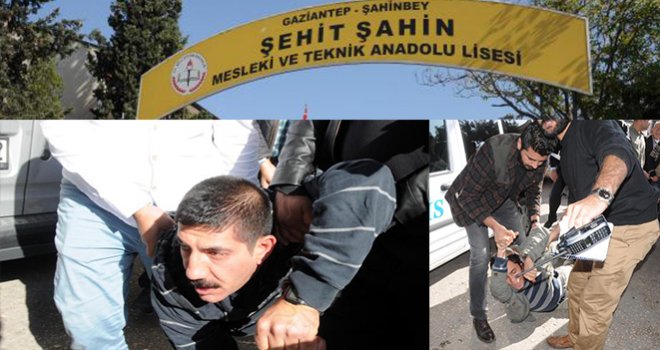 GAZİANTEP'TE OKULU BASIP MÜDÜRÜ REHİN ALDILAR!