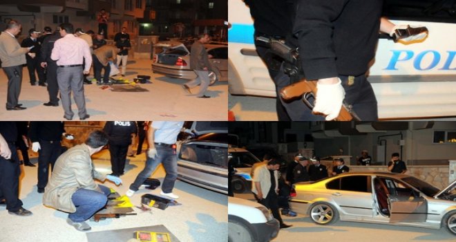 Gaziantep'te otomobilde silah ve uyuşturucu