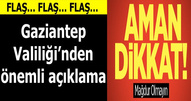 Gaziantep'te şeytani plan: Coronavirüs Hırsızlığı Girişimi