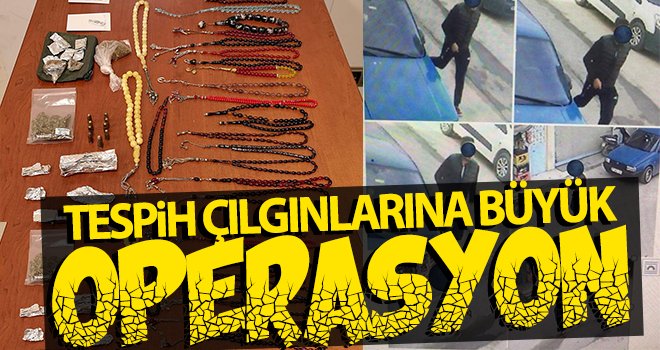 Gaziantep'te tespih ve silah operasyonu! 3 gözaltı