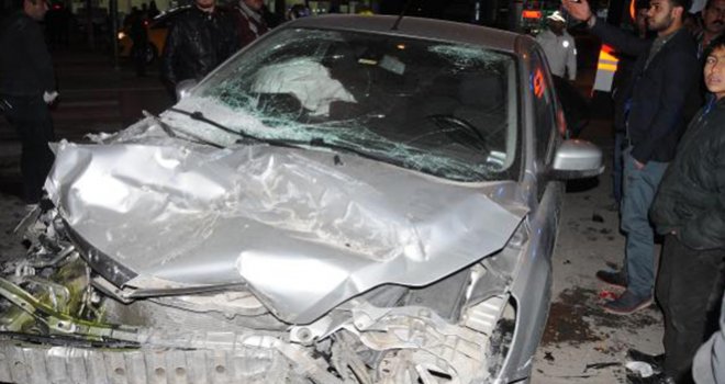 Gaziantep'te trafik kazası: 1 yaralı