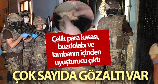 Gaziantep'te uyuşturucu operasyonu: 13 gözaltı