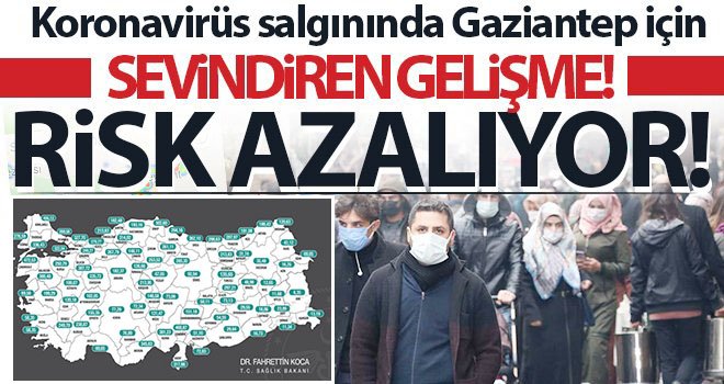 Gaziantep’te vaka sayısı düşüşte