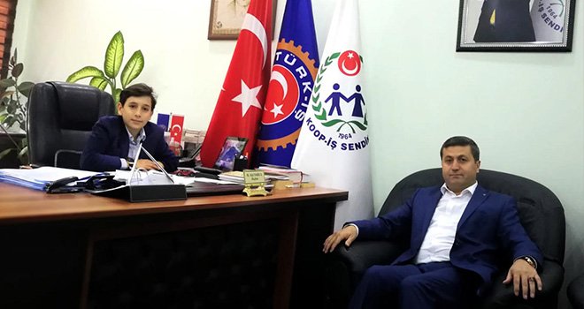 Geleceğin sendikacısı koltuğa oturdu