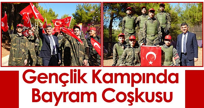 Gençlik kampında bayram coşkusu