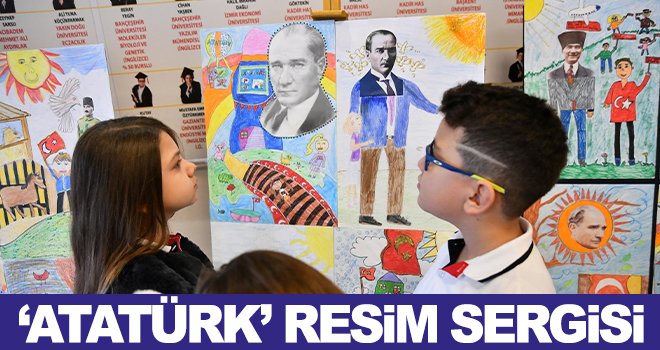 GKV’de Atatürk resim sergisine büyük ilgi