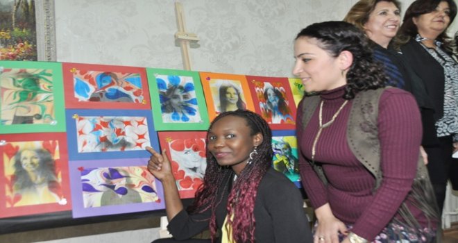 GKV’de ebrulu portreler sergisi büyük ilgi görüyor