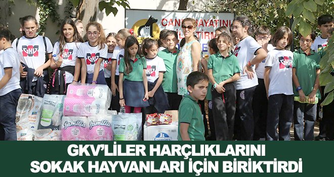 GKV'li öğrencilerden anlamlı yardım