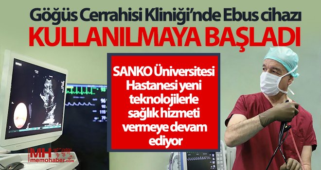 Göğüs Cerrahisi Kliniği’nde Ebus cihazı kullanılmaya başladı