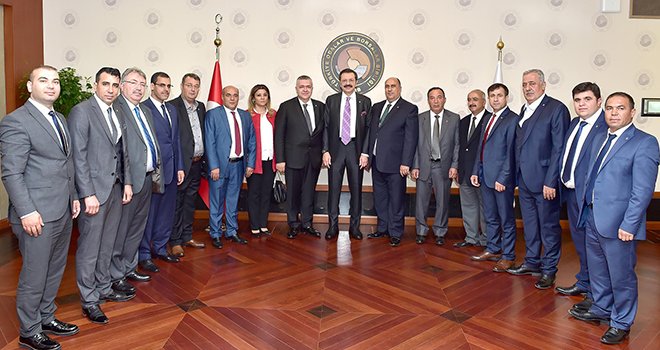 GTB heyetinden Hisarcıklıoğlu'na ziyaret