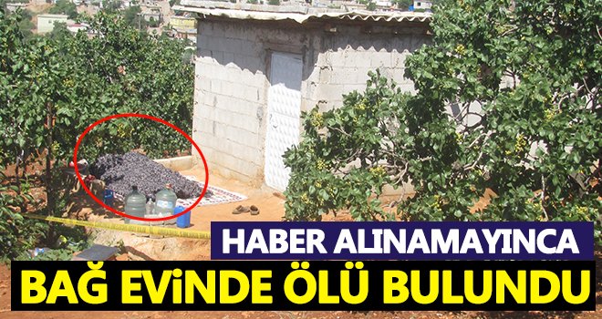 Haber alınamayan yaşlı adam bağ evinde ölü bulundu