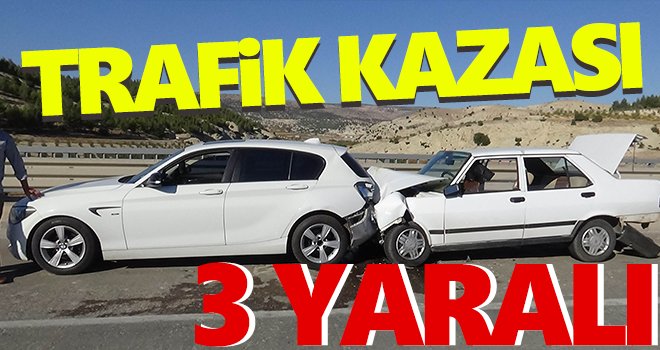 Hatalı sollama kaza getirdi: 3 yaralı