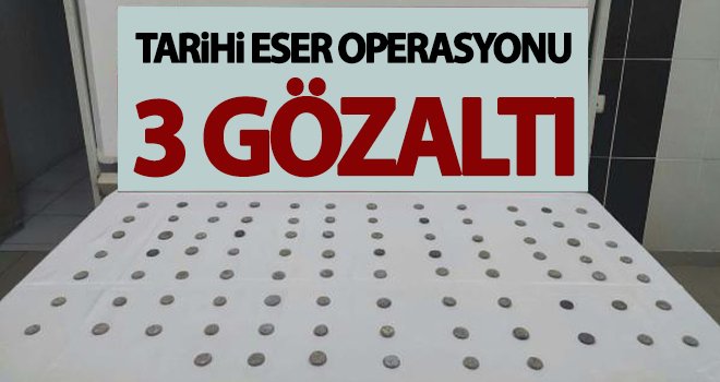 Helenistik döneme ait 90 sikke ele geçirildi