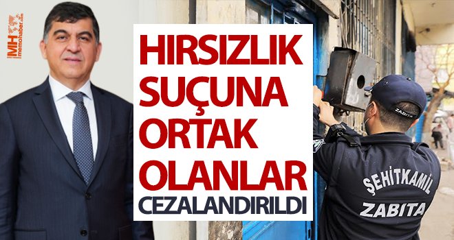 Hırsızlık suçuna ortak olanlara faaliyet durdurma cezası