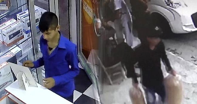 HIRSIZLIKLAR GÜVENLİK KAMERASINDA