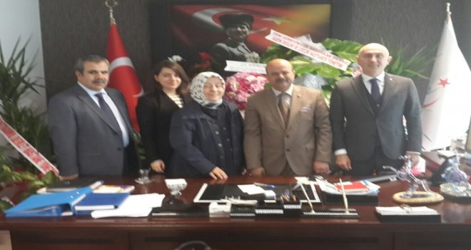 HKÜ'den Dr. Ömer Aykut'a hayırlı olsun ziyareti