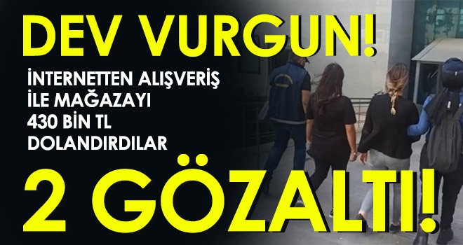 İnternetten 430 bin TL'lik vurgun