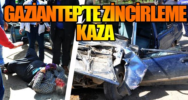 İslahiye'de zincirleme kaza: 1 ölü, 3 yaralı