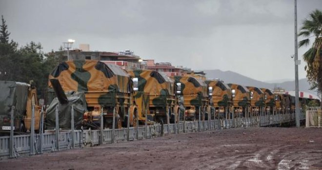 İslahiye'den hava savunma bataryası sevkiyatı sürüyor