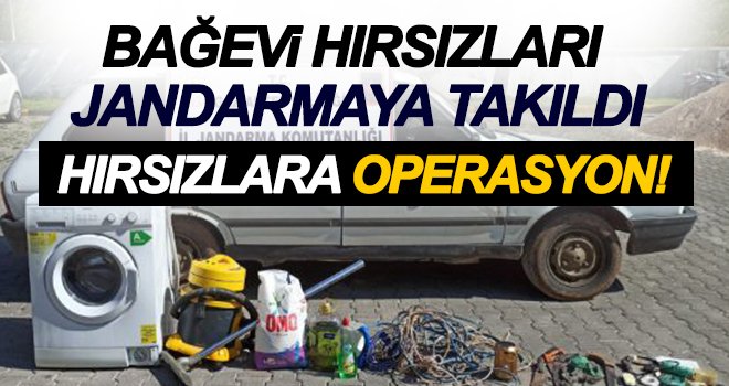 Jandarma hırsızlara geçit vermedi!